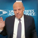 In this screenshot from U.S. Senate’s livestream, U.S. Postal Service Postmaster General Louis DeJoy is sworn in for a virtual Senate Homeland Security and Governmental Affairs Committee hearing on U.S. Postal Service operations during Covid-19 pandemic August 21, 2020 in Washington, DC.